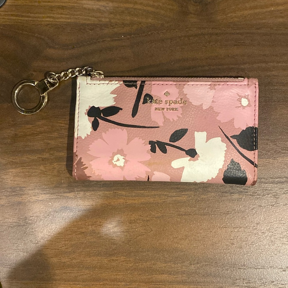 Floral Kate Spade key wallet